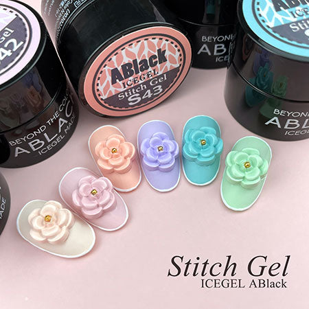 ICE GEL A BLACK Icing Stitch Gel S41 Vanilla 3g