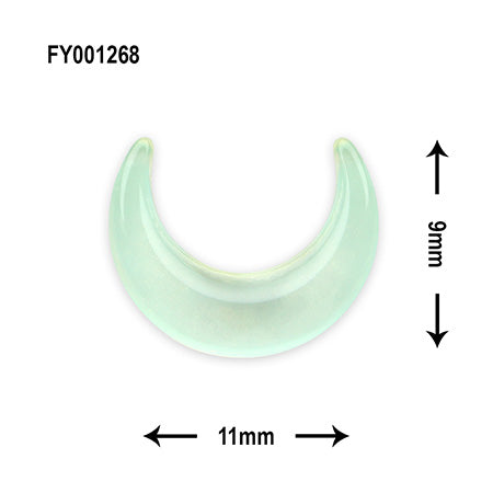 SONAIL Moon Clear Stone Light Green 2p