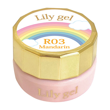 Lily Gel Color Gel Rainbow Candy Series# RO3 Mandarinn 3g