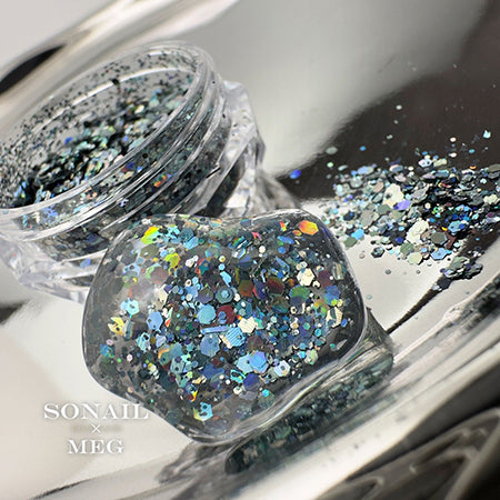 SONAIL×MEG Midnight & Rainbow Miracle hologram MEG000339 1.3g