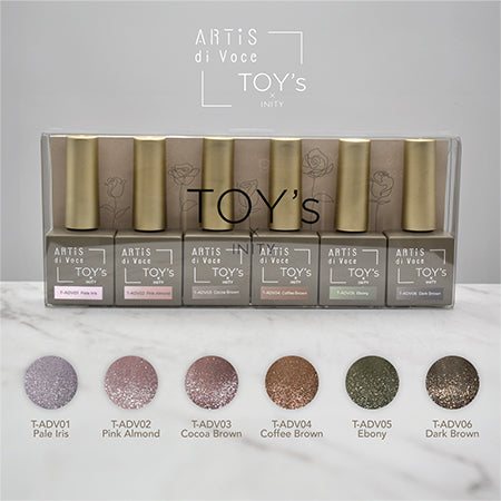 TOY's × INITY Artist di Voce × Toys Mug 6 color set T-ADVST 7ml x 6 colors