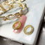 SONAIL Simple Ring Motif Jewelry Parts Gold FY000410 2P