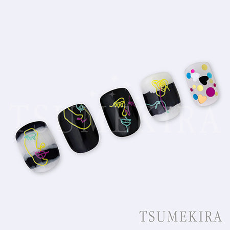 Tsumekira produced by SANZOU One Stroke Lighting Colorful