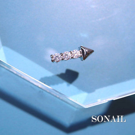 SONAIL Metallic Pencil Bijou Stick Silver FY000381 2P