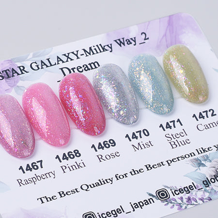 ICE GEL A BLACK Star Galaxy Gel MILKY WAY2 1468 Pinky 3g