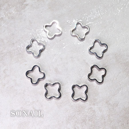 SONAIL Flower Silver FY001662 10P