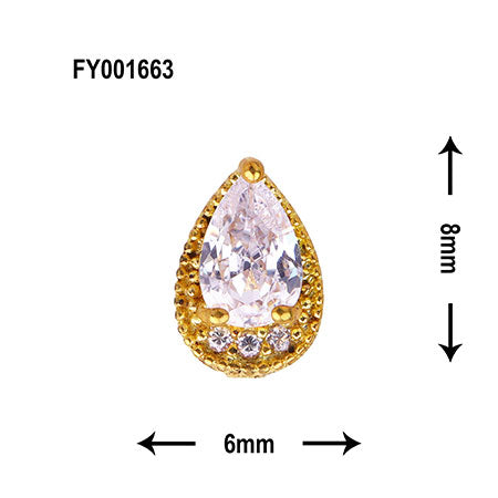 SONAIL Drop-shaped Bijou FY001663 2P