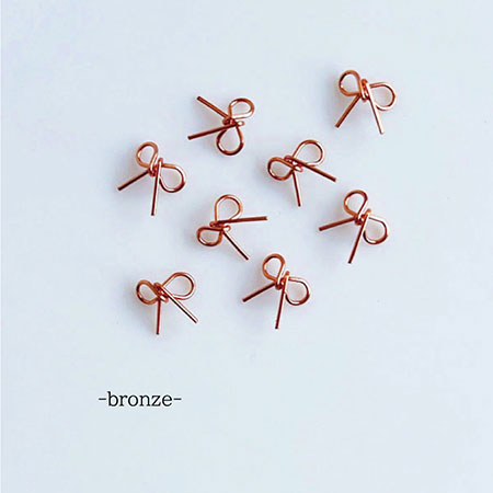 Bonnail Wire Ribbon Bronze 8P
