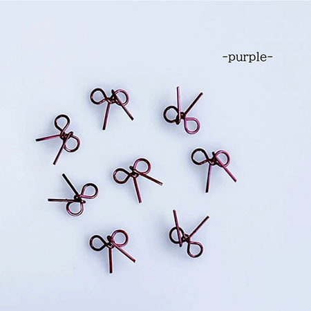 Bonnail Wire Ribbon Purple 8P