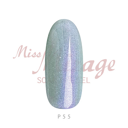 Miss Mirage Soak Off Gel Highlight Collection P55 Shell Green 2.5g