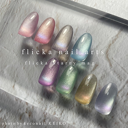 Flicka Nail Arts Flicka Starry Mag Gel Set FG-STMGST 5g x 8 colors