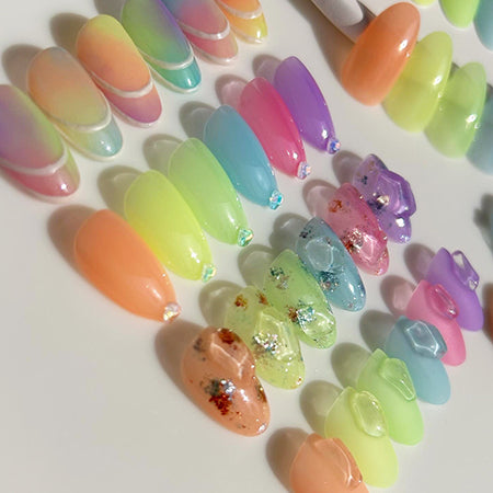 TRINA Color Gel See-through Pastel Neon Set 2.6g Each