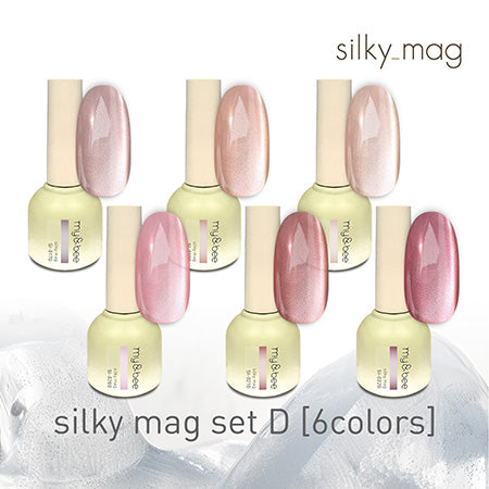 Mybee Silky Mug Set D (017-022)  8ml x 6 colors