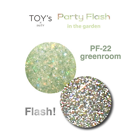 TOY's × INITY Party Flash in the Garden T-PF22 Green Room 12ml