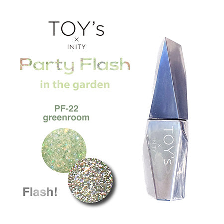 TOY's × INITY Party Flash in the Garden T-PF22 Green Room 12ml