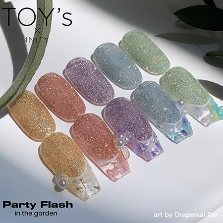 TOY's × INITY Party Flash in the Garden 12ml x 5 colors