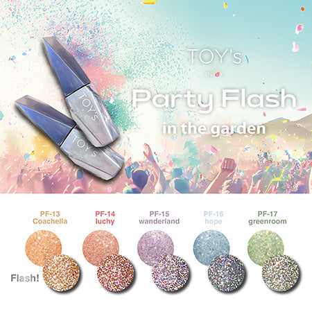 TOY's × INITY Party Flash in the Garden 12ml x 5 colors