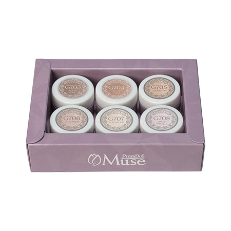 PREGEL Prim Doll Muse Classic Modern Series 3g x 6 Colors Set