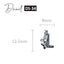 D.nail Jewelry Bijou Parts DS-34 Butterfly L Parts L 2P