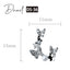 D.nail Jewelry Bijou Parts DS-36 Triple Butterfly 2P