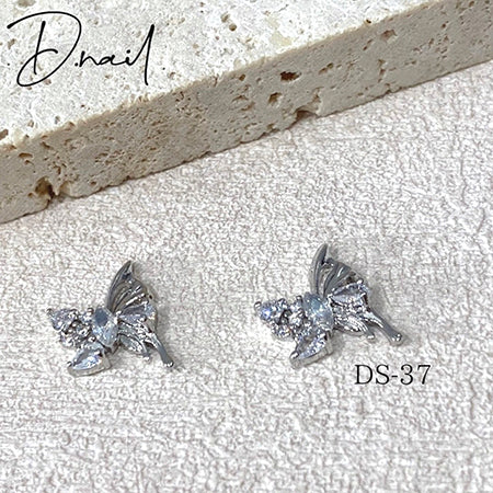 D.nail Jewelry Bijou Parts DS-37 Butterfly Ribbon 2P