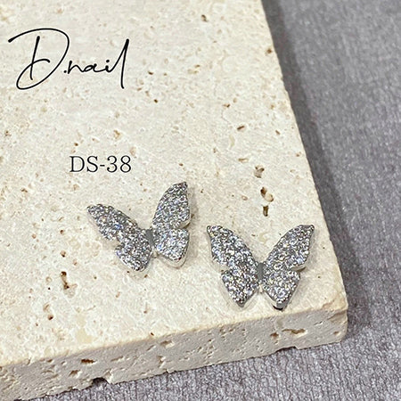 D.nail Jewelry Bijou Parts DS-38 Gorgeous Butterfly 2P