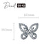 D.nail Jewelry Bijou Parts DS-42 Beauty Butterfly 2P