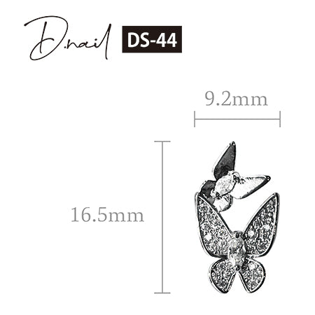 D.nail Jewelry Bijou Parts DS-44 Pair of Butterflies