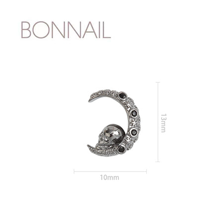 Bonnail Chrome Parts Skull Moon 2P