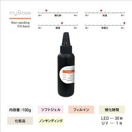 Mybee Non-Sanding Fill Base 100g