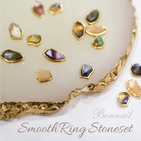 Bonnail Parts Smooth Ring Stone Set Moon