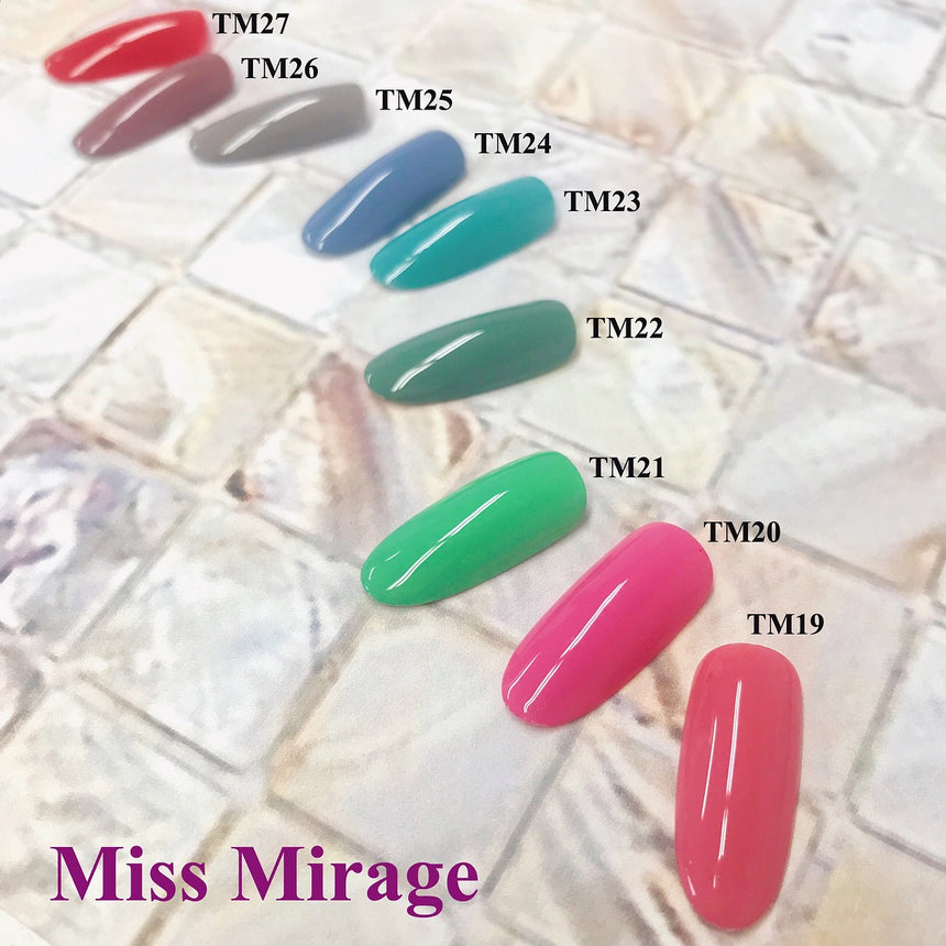 【19840】Miss Mirage Soak Off Gel TM33S Truly Dark Blue 2.5g