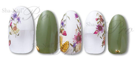 Sha-Nail Pro Sticker Ivy Flower IF-001