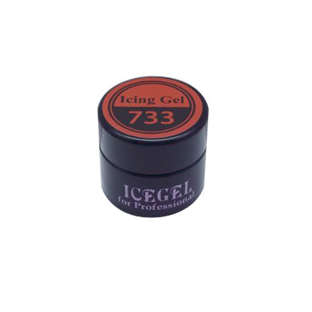 ICE Gel A Black Icing Gel 733 Red 3g