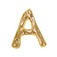 Bonnail Alphabet Charm Gold A