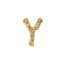 Bonnail Alphabet Charm Mini Gold Y