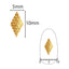 SHAREYDVA Nail Parts Mesh Morocco Diamond Gold