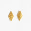 SHAREYDVA Nail Parts Mesh Morocco Diamond Gold