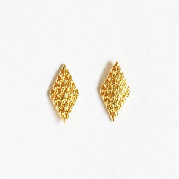 SHAREYDVA Nail Parts Mesh Morocco Diamond Gold