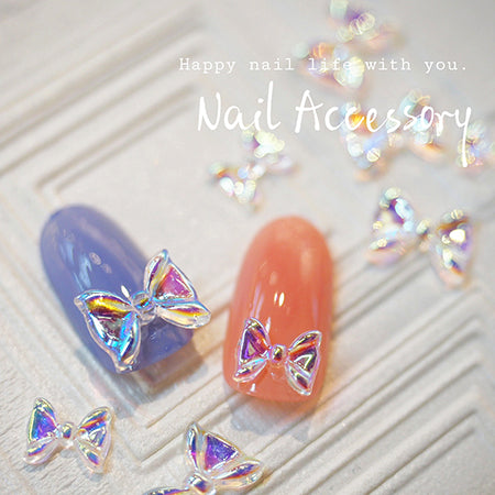 Nail Accessories Aurora Ribbon Clear M 20p