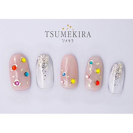 Tsumekira Leopard Champagne White SG-LEO-102