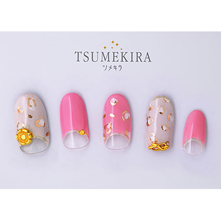 Tsumekira Leopard Champagne Pink SG-LEO-103