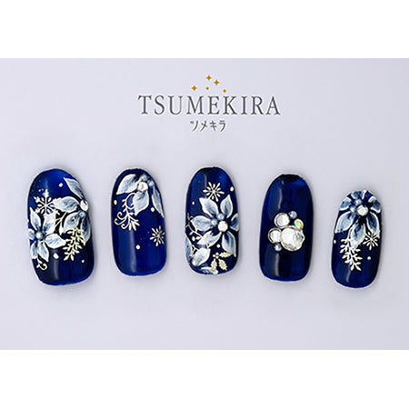 Tsumekira Winter Botanical White Gold   SG-WBO-102