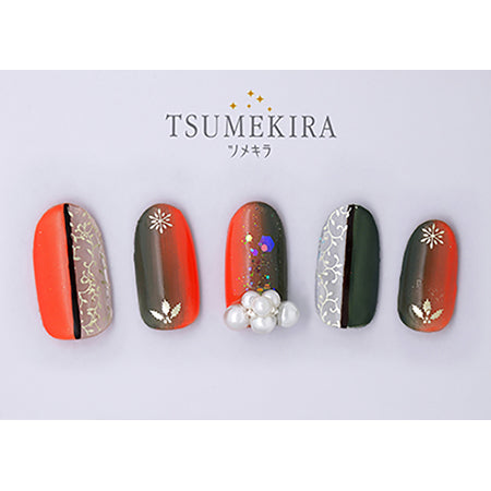 Tsumekira Winter Botanical White Gold   SG-WBO-102