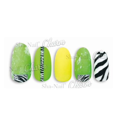 Copy Nail Charm  Zebra Parts Silver