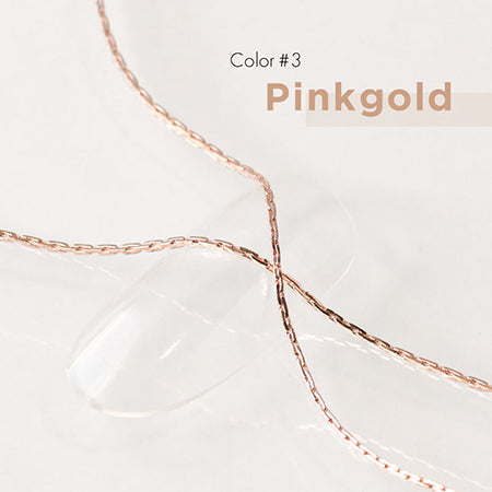 Bonnail elegant chain 30cm pink gold