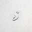 Jewelry-Nail LP-0849 cursive S Silver