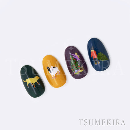 Tsumekira flicka nail arts Produce 1 4seasons GIRLS Winter  NN-FLI-104