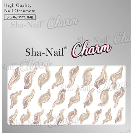 Sha- Nail Charm  CH-KA04 Kanae Metal Drops Pearl