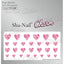 Sha Nail Charm  CH-018p Romantic Heart Shine Pink　